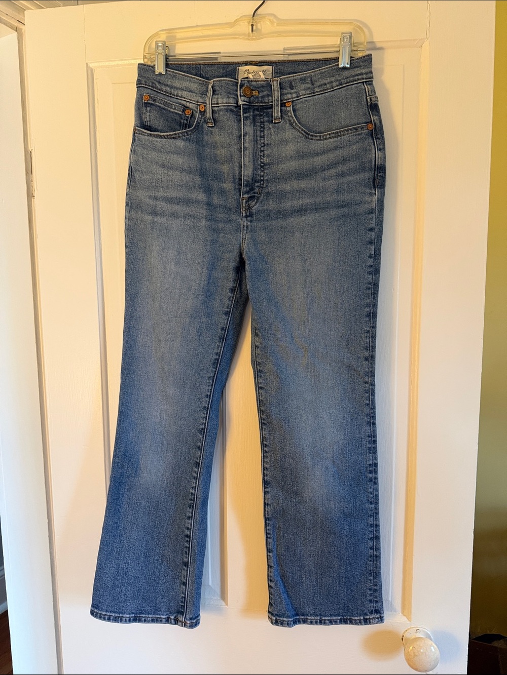 Madewell Cali Demi-Boot Crop Jeans Sz 28